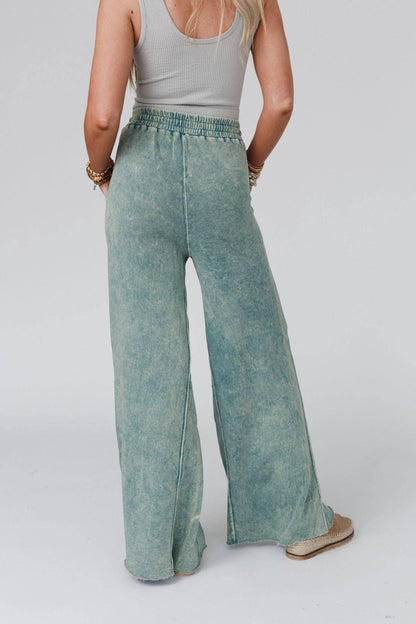 Three Bird Nest - Relaxing Robin Wide Leg Pant - New Teal