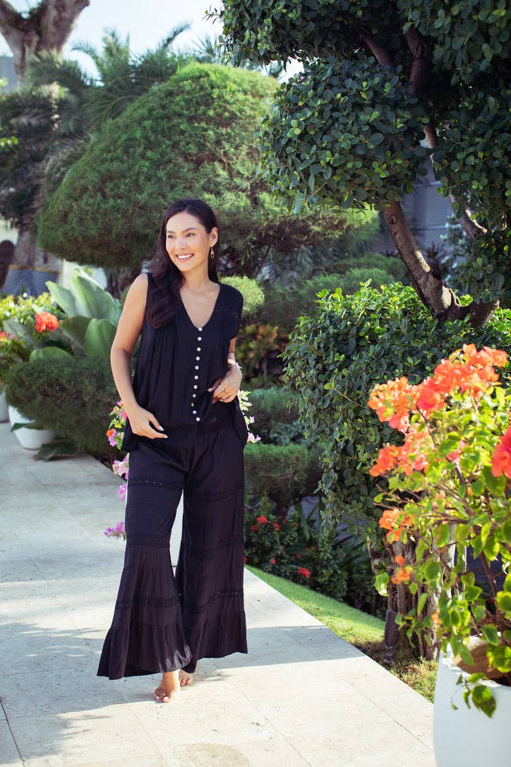 Bali Queen - Eyelet Gypsy Pant