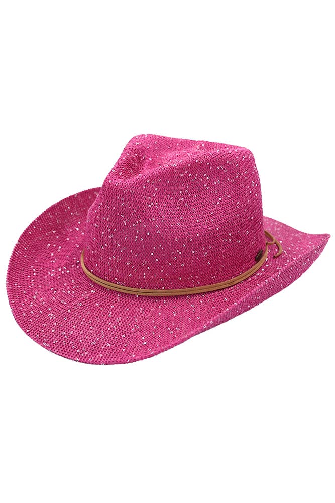 Hana - C.C Sequin Cowboy Hat