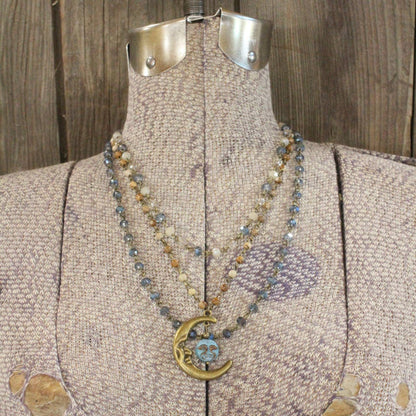 The Primitive Peddler, Inc. - Over The Moon In Love With You Layered Necklace