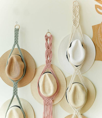 Macrame Hat Hanger