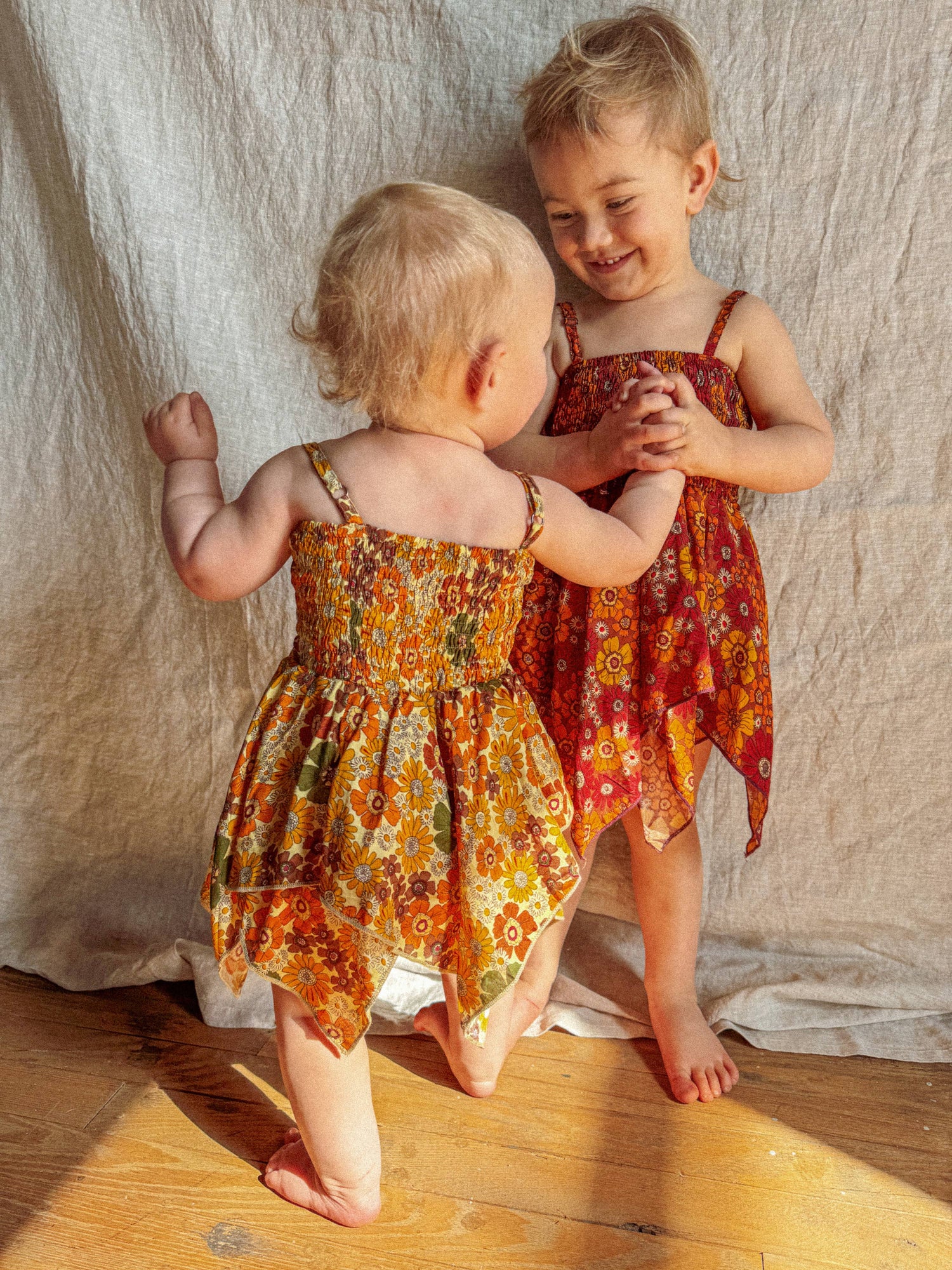 Gardenbelle Shop - Baby Toddler Fairy Dress, Hippie Boho Kids Flower Dress