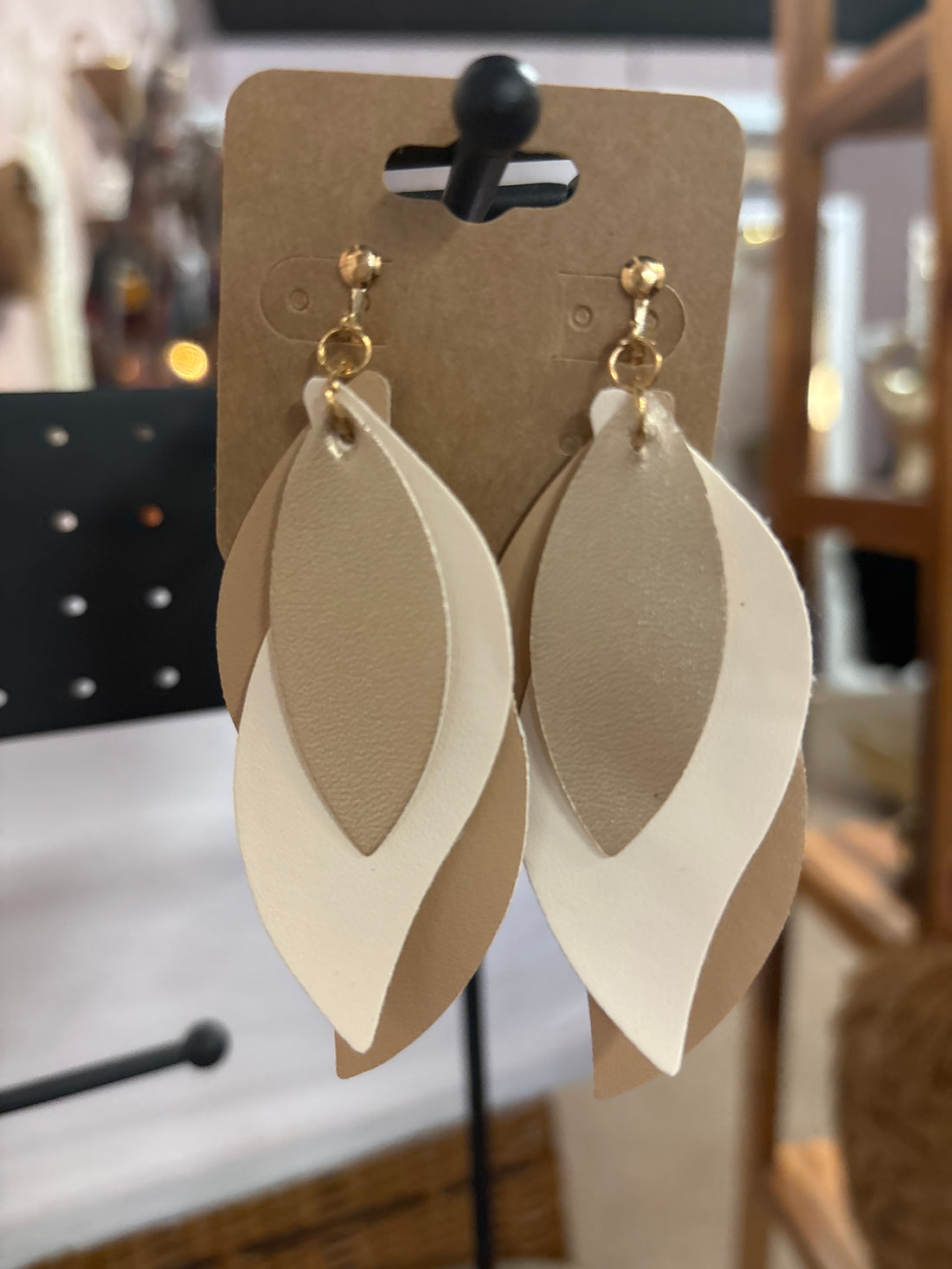 OhHeyBec--Clip on dangle earrings
