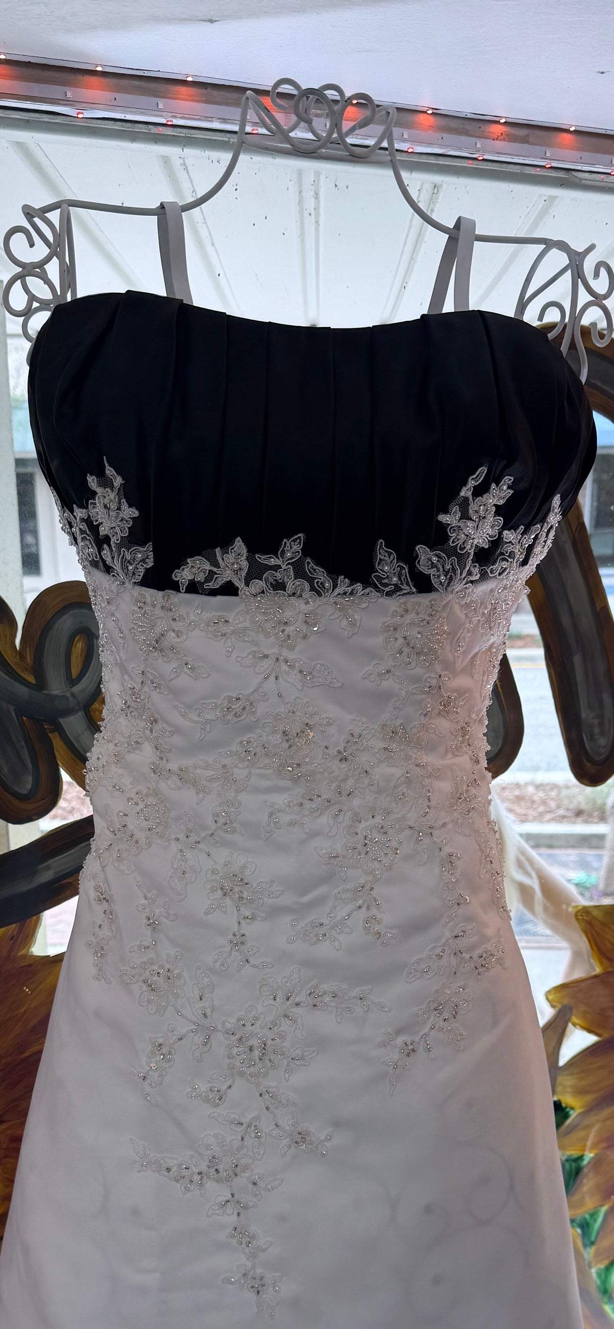 Forever Yours- Black and White Bridal Gown