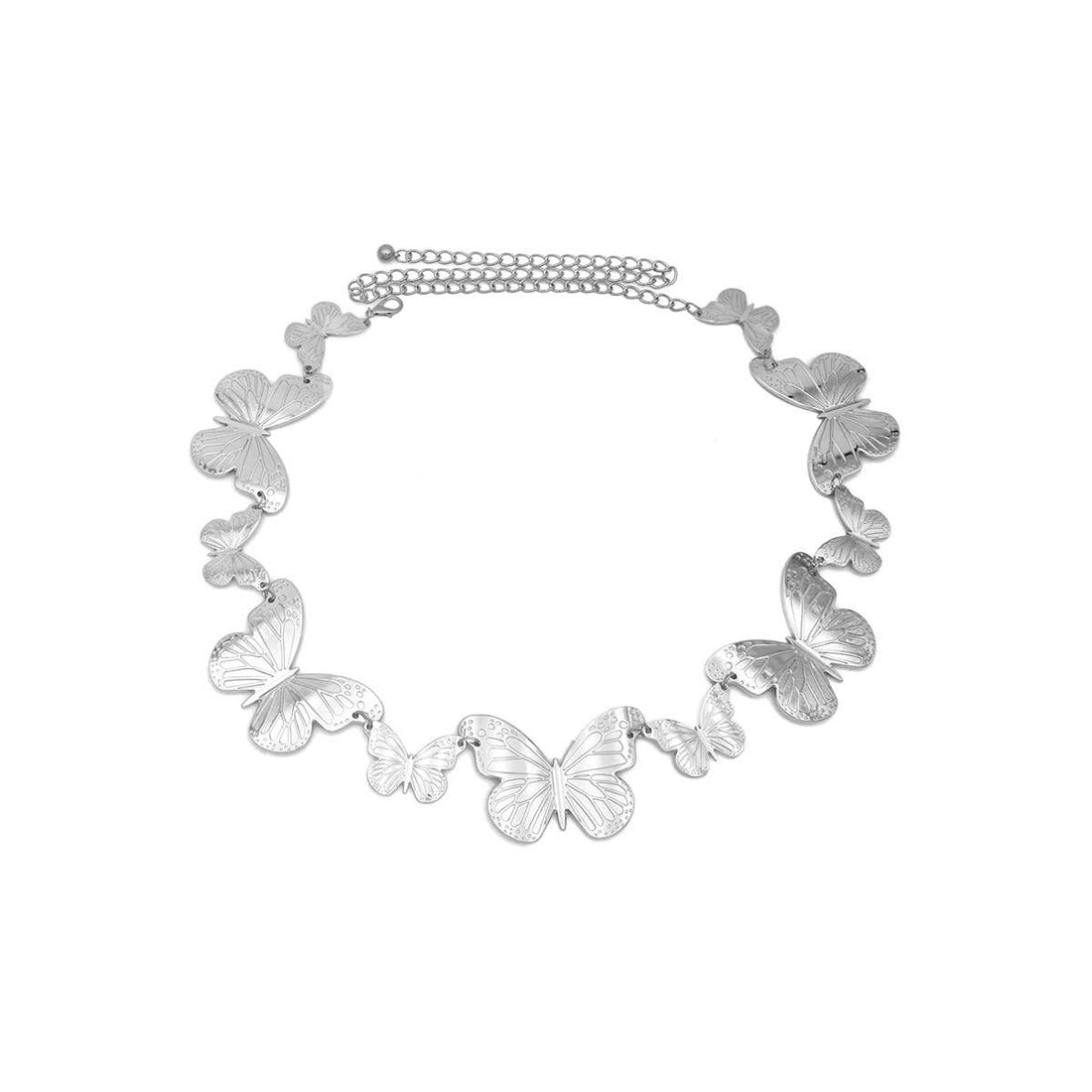 Girly - BUTTERFLY PATTERN CONCHO CHAIN BELT