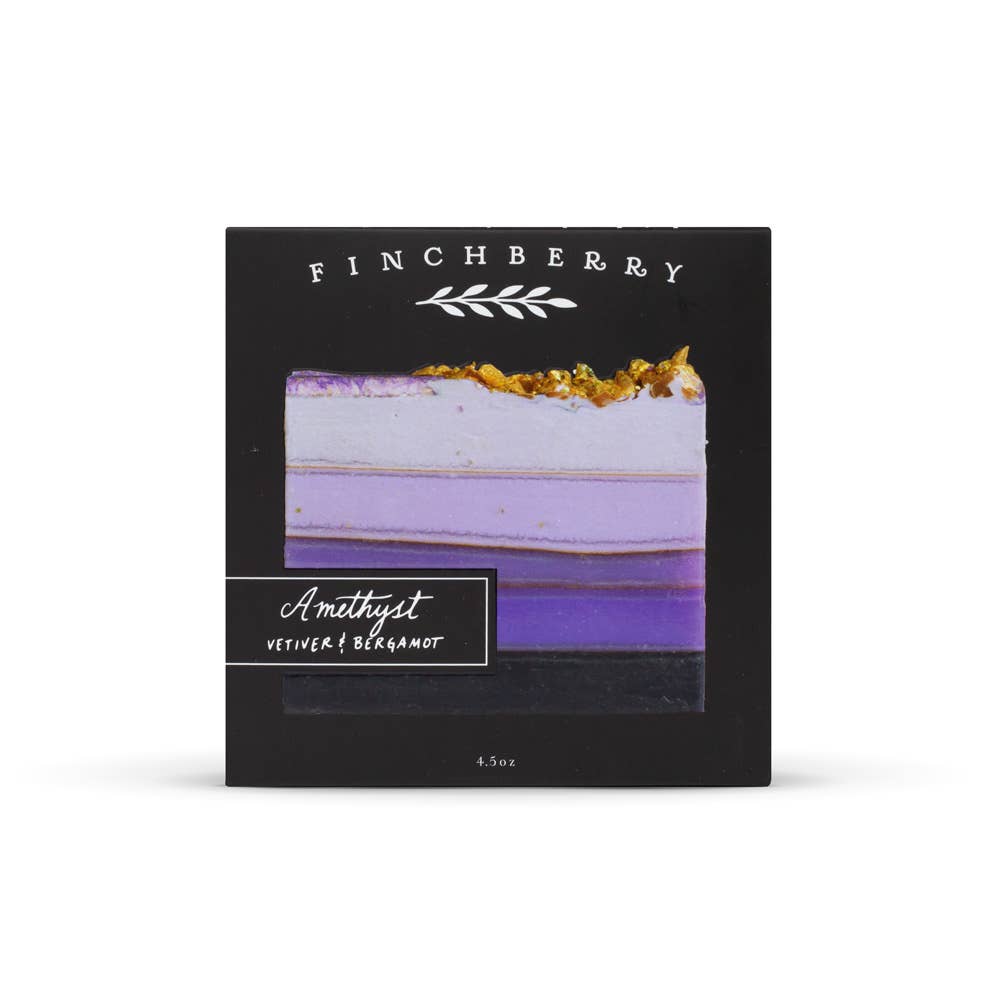 FinchBerry - Amethyst Rejuvenating Vegan Boxed Soap