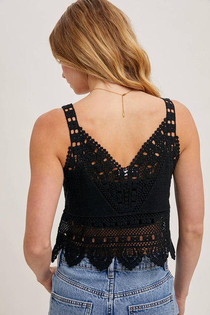 Bluivy - CROCHET LACE TANK