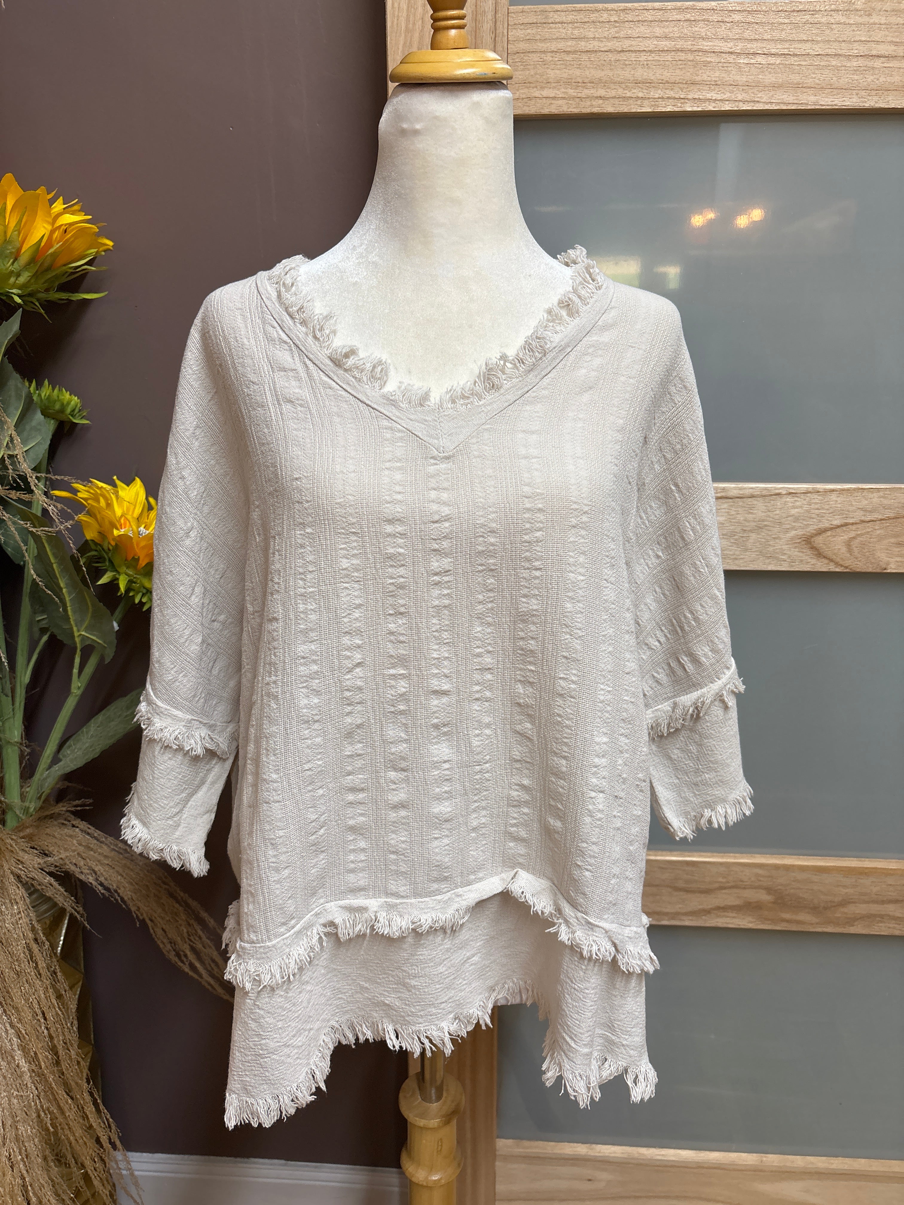 Look Mode- Cotton Tunic Top