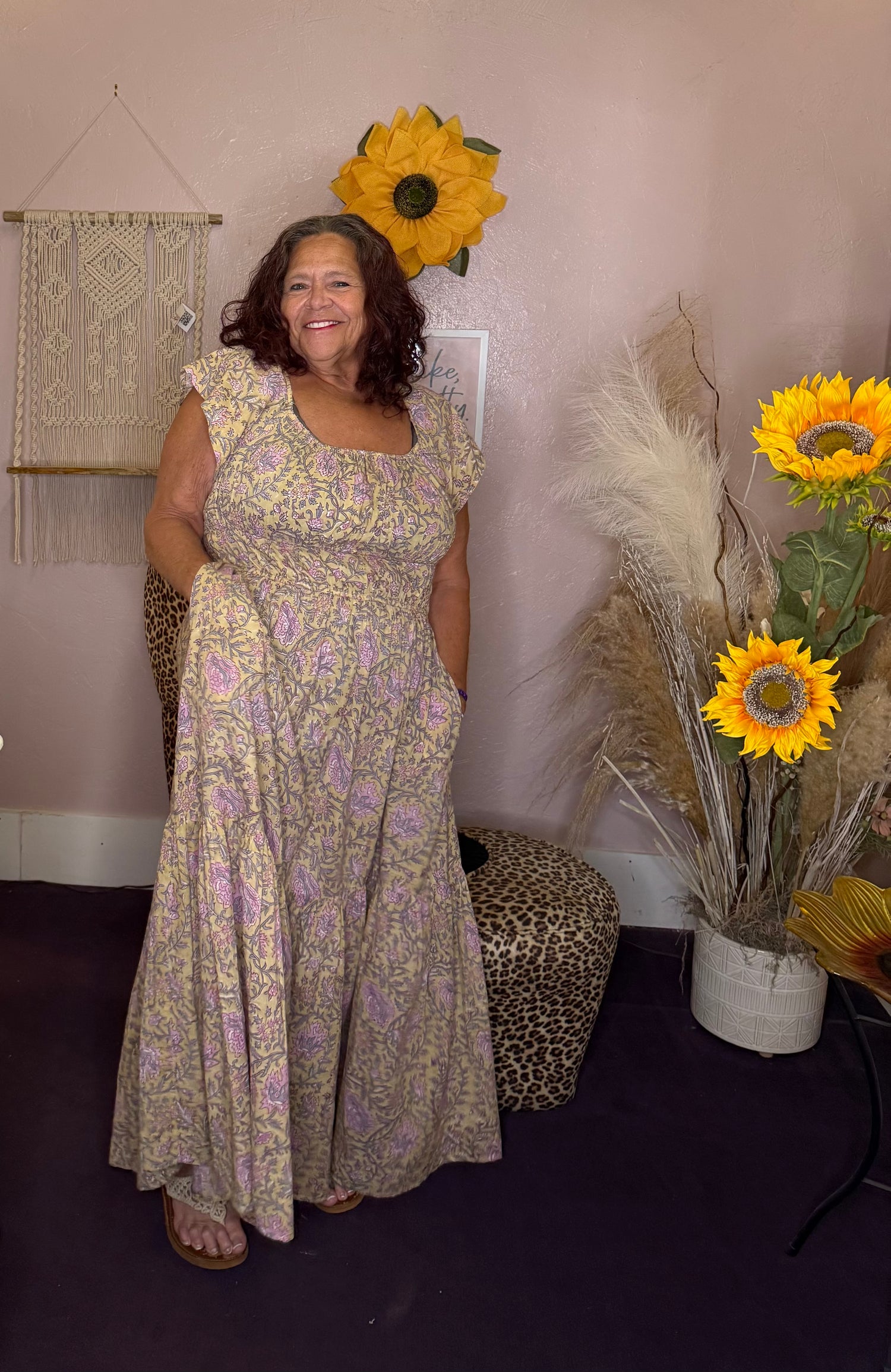Cotton Block Printed Maxi (Willa)