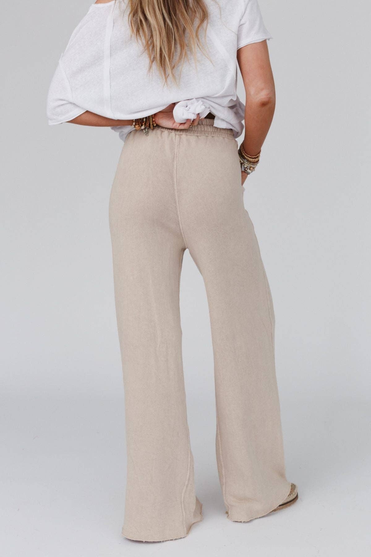 Three Bird Nest - Relaxing Robin Wide Leg Pant - New Taupe