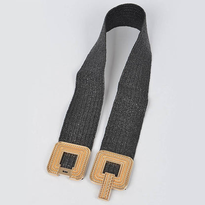 3AM BY H&amp;D ACCESSORIES - Metal Buckle Stretch Belt