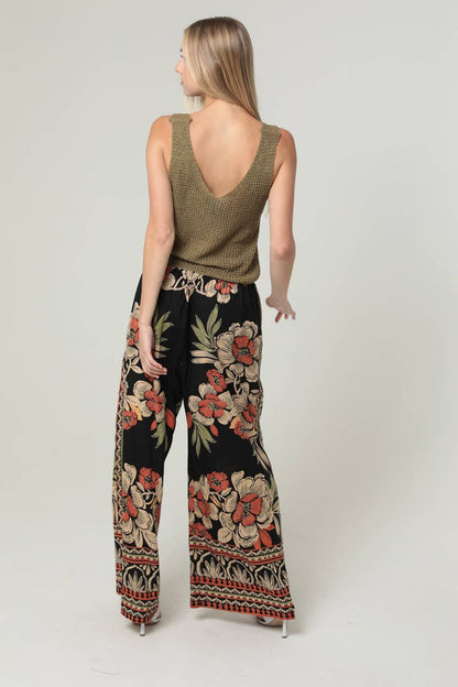 ANGIE - TIE WAIST WIDE LEG PANTS