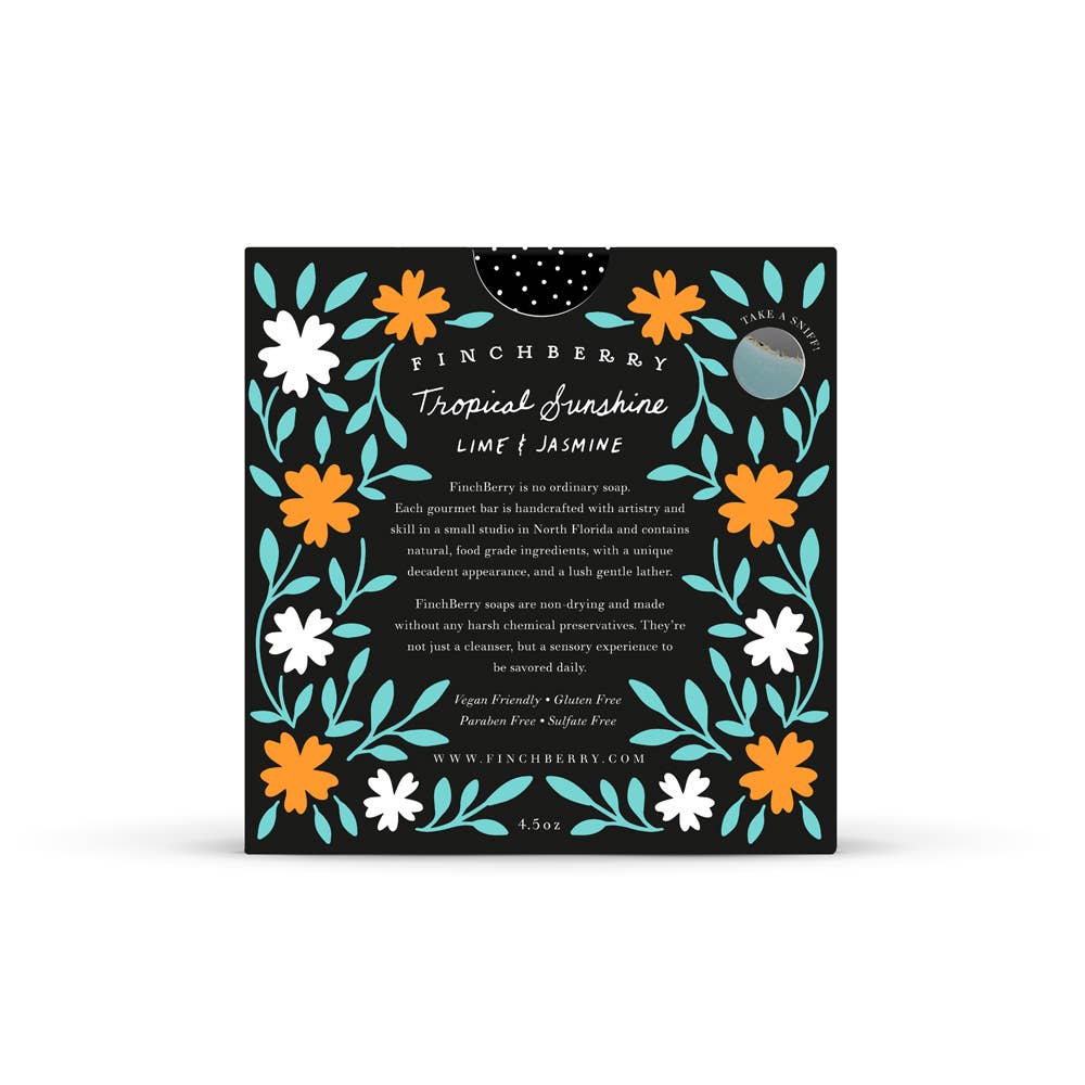 FinchBerry - Tropical Sunshine Vegan-friendly Gluten-free Boxed Soap