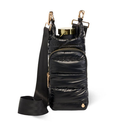 WanderFull - Black Shiny HydroBag® with Gold Hardware