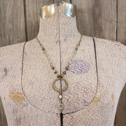 The Primitive Peddler, Inc. - Simply Charming Rich Brown Necklace