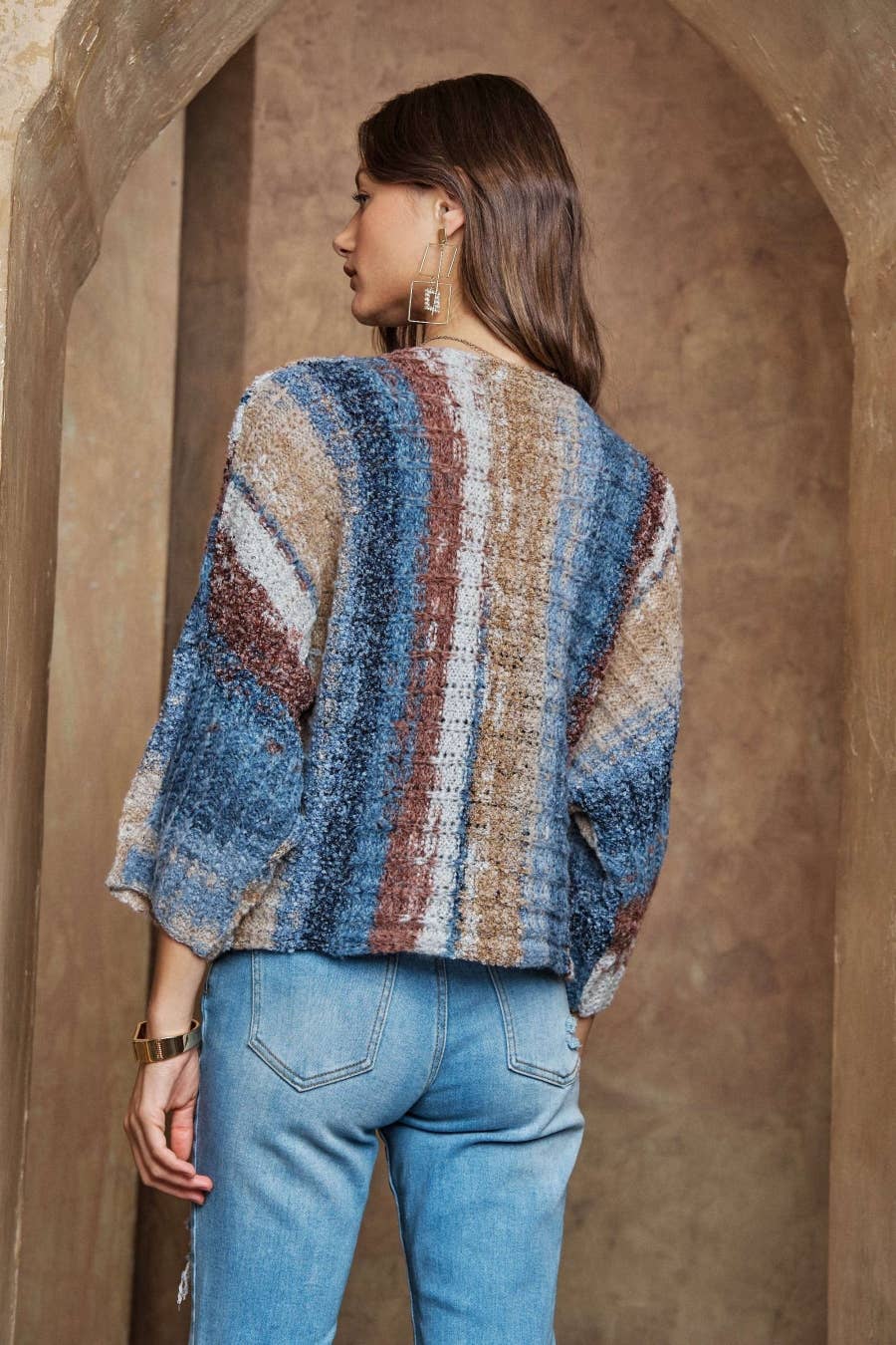 ADORA LA - MULTI COLOR SWEATER TOP