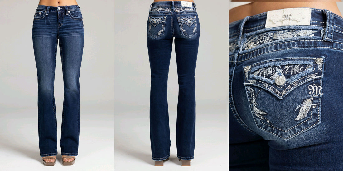 Miss Me-32" Midrise Bootcut Jeans