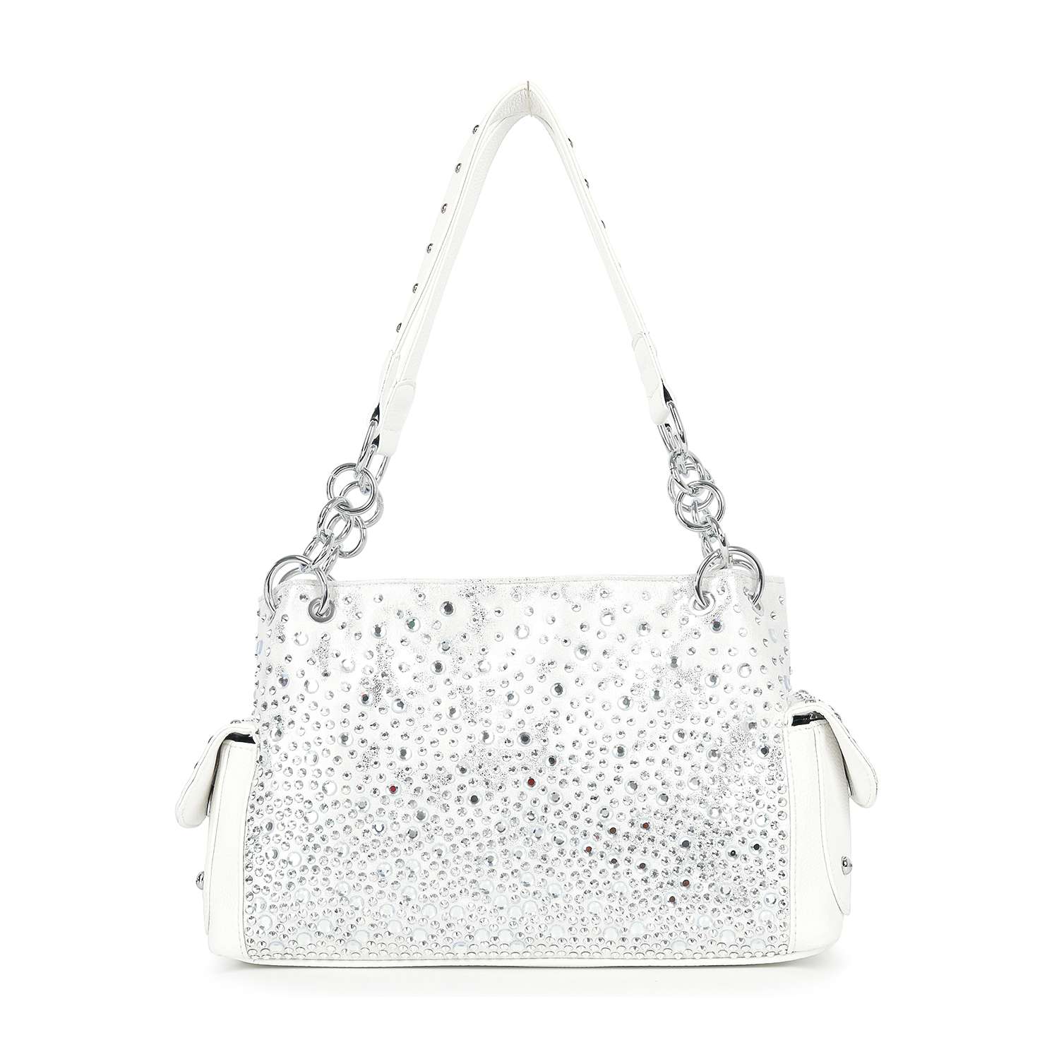 Handbag Express - Glamorous Ombre Rhinestone Patterned Fashion Handbag