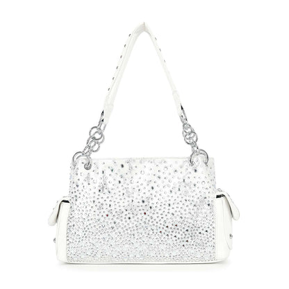 Handbag Express - Glamorous Ombre Rhinestone Patterned Fashion Handbag