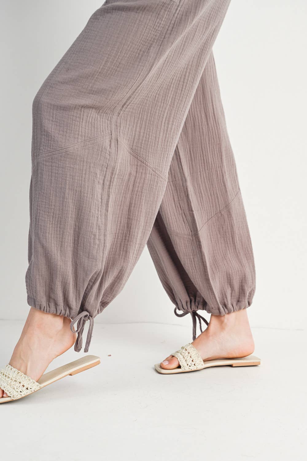 Bluivy - JOGGER HAREM DRAWSTRING PANTS