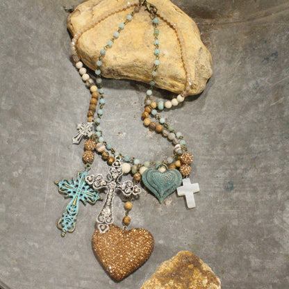 The Primitive Peddler, Inc. - Faith, Hope, &amp; Love Charm&