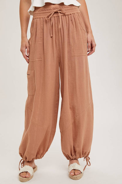 Bluivy - JOGGER HAREM DRAWSTRING PANTS