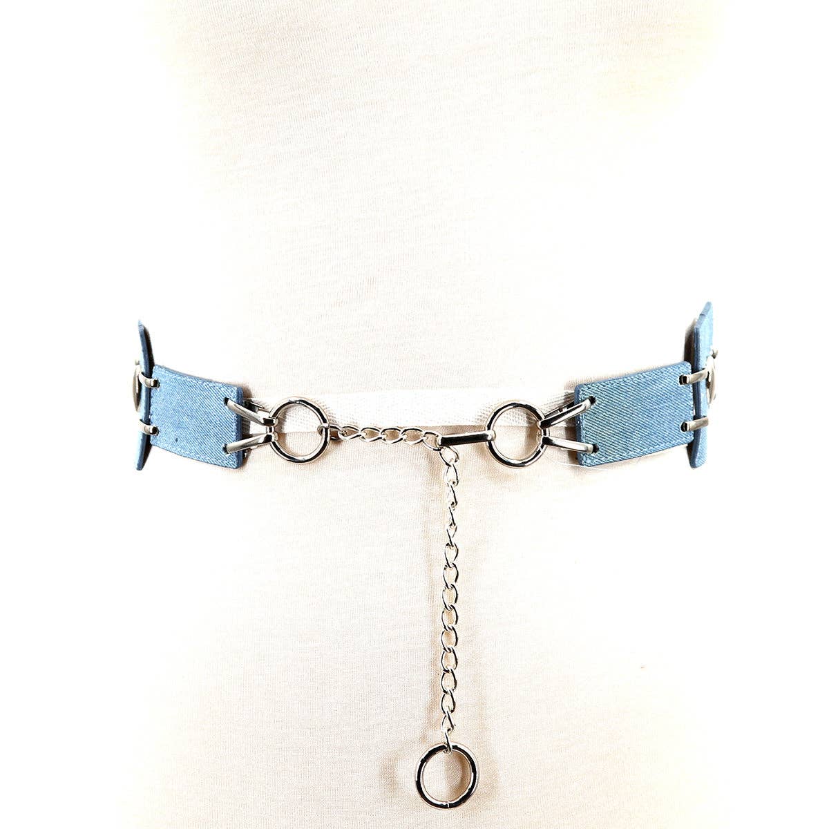 COMECO INC - Denim Metal Heart Belt