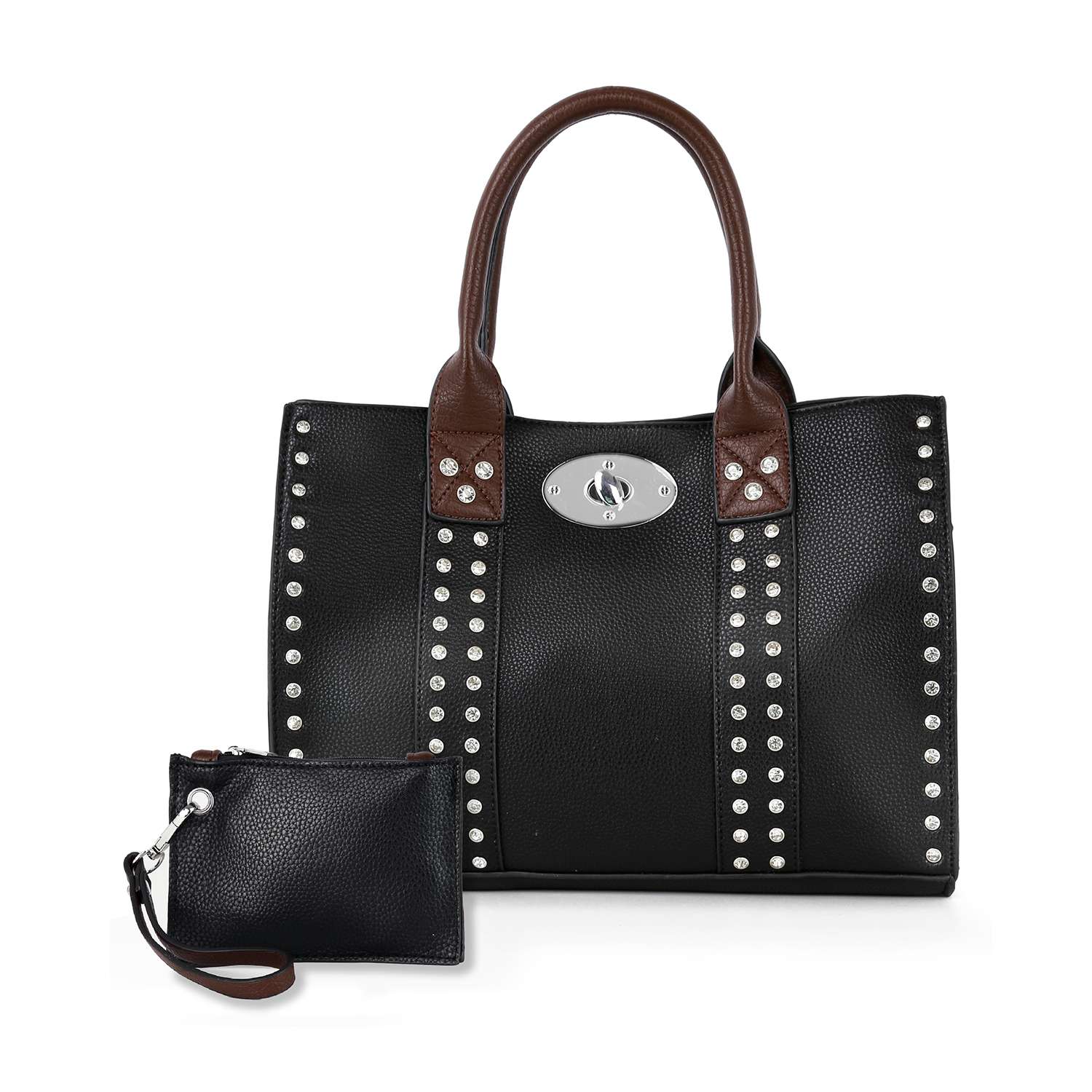 Handbag Express - Accessorized Twist-Lock Handbag