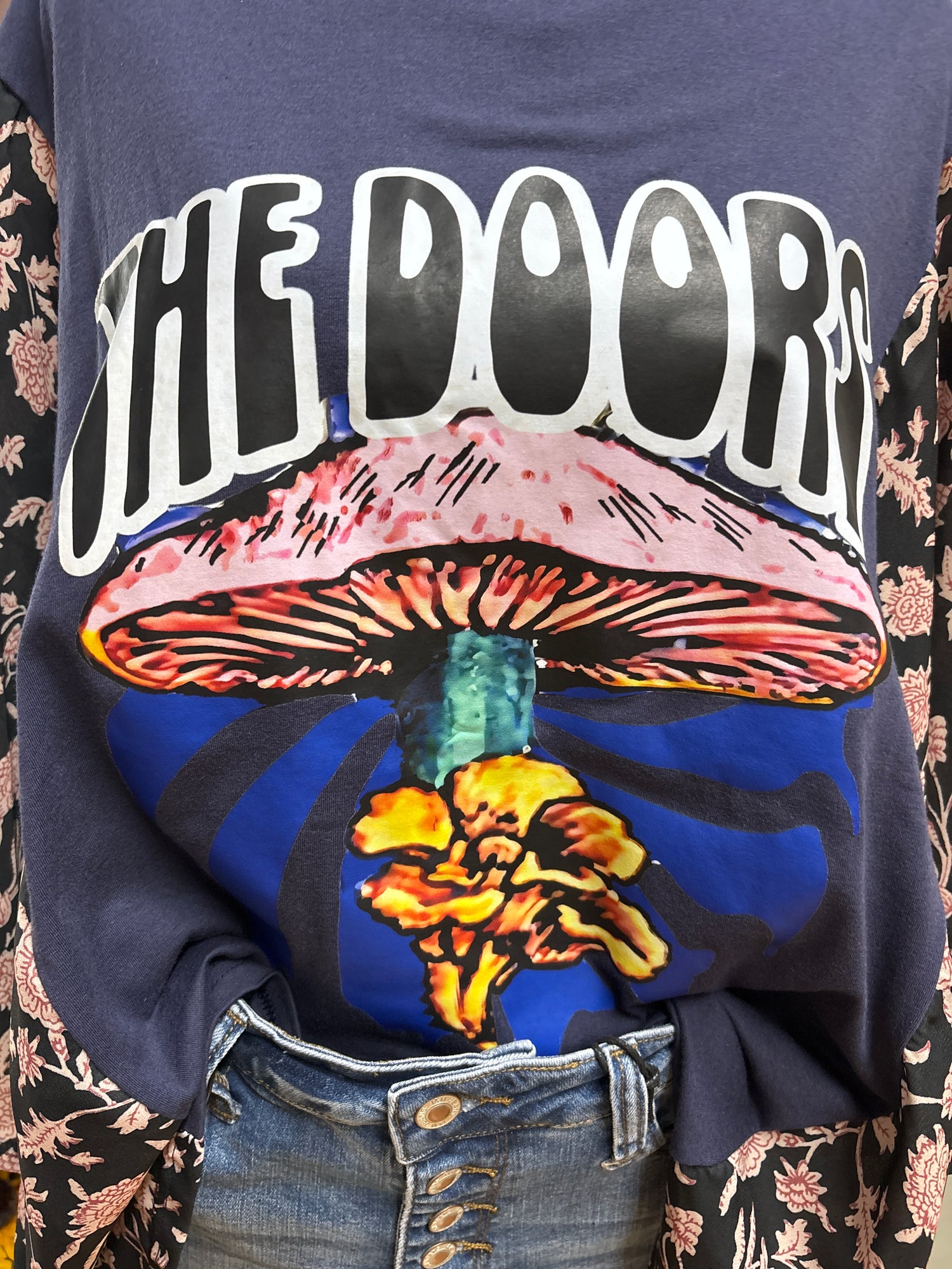 Kycozy- The Doors Batwing Rock n Roll shirt