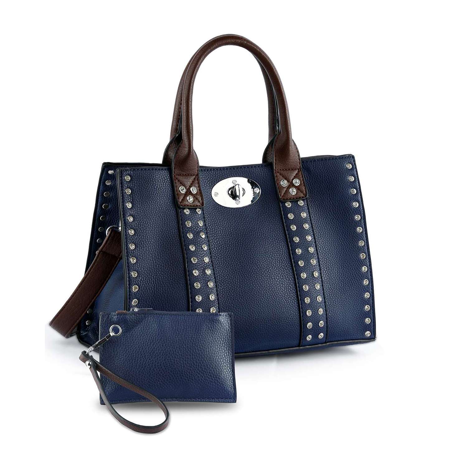 Handbag Express - Accessorized Twist-Lock Handbag