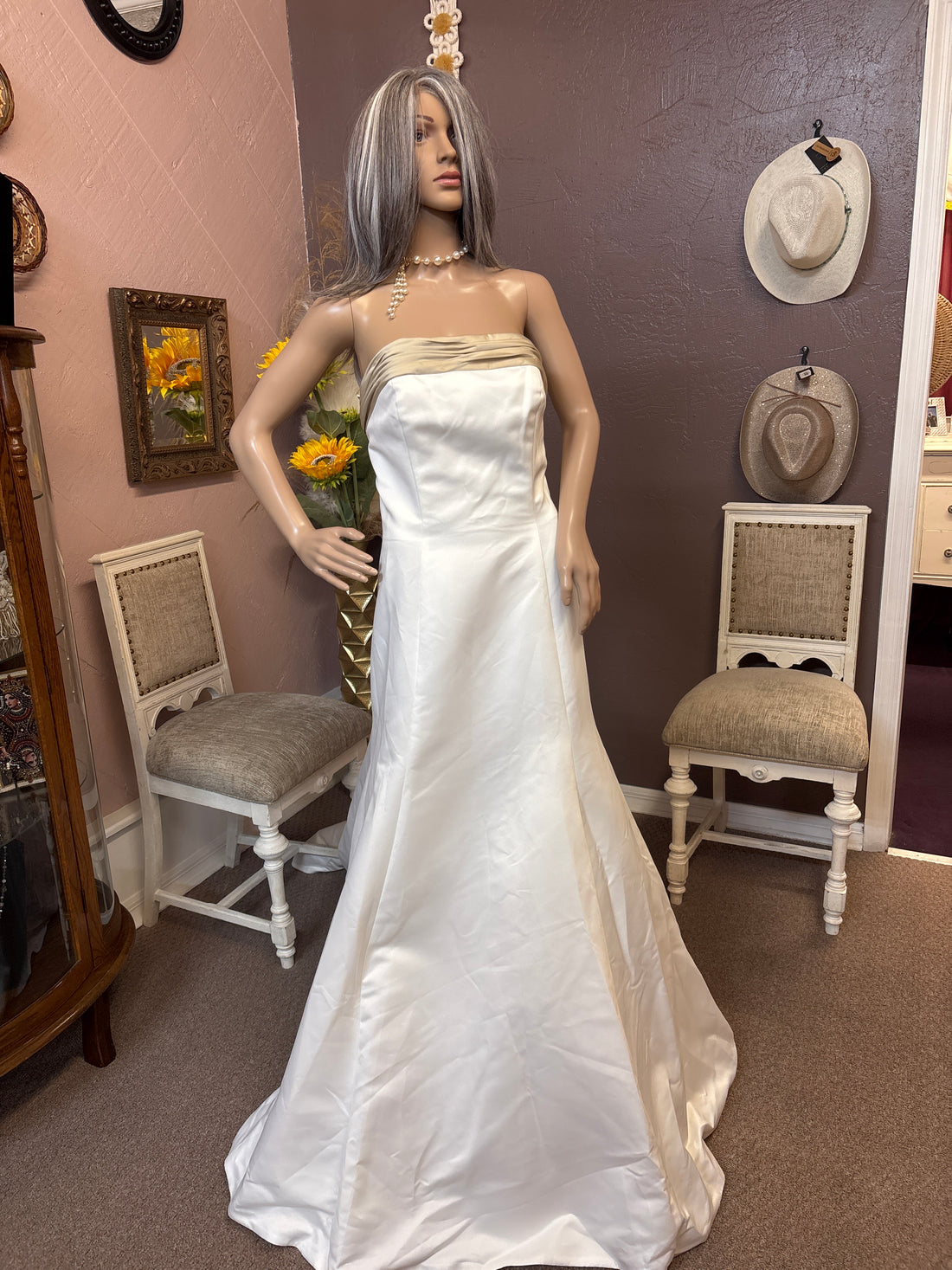 Forever Yours-Gold and Ivory Bridal Gown