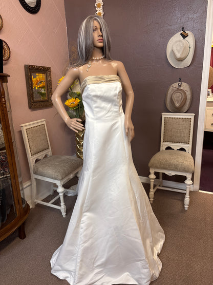 Forever Yours-Gold and Ivory Bridal Gown