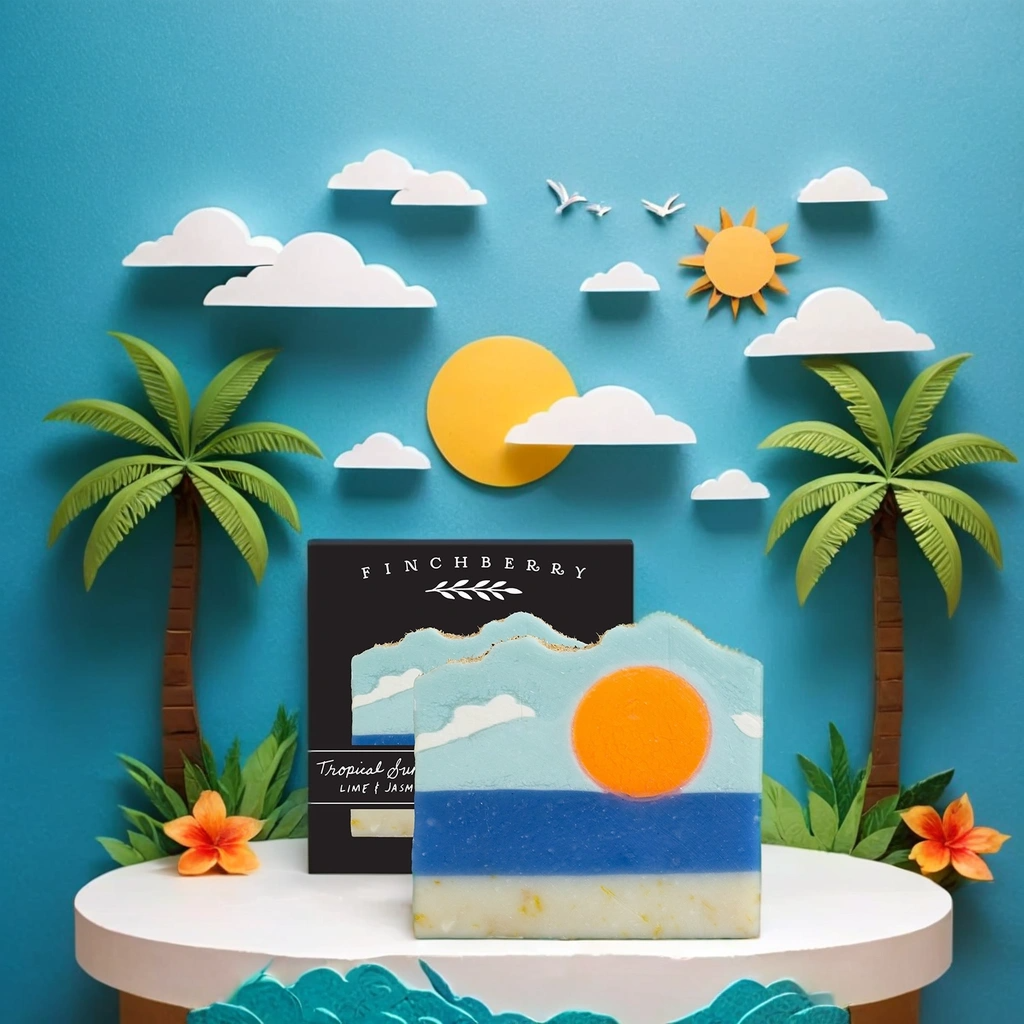 FinchBerry - Tropical Sunshine Vegan-friendly Gluten-free Boxed Soap