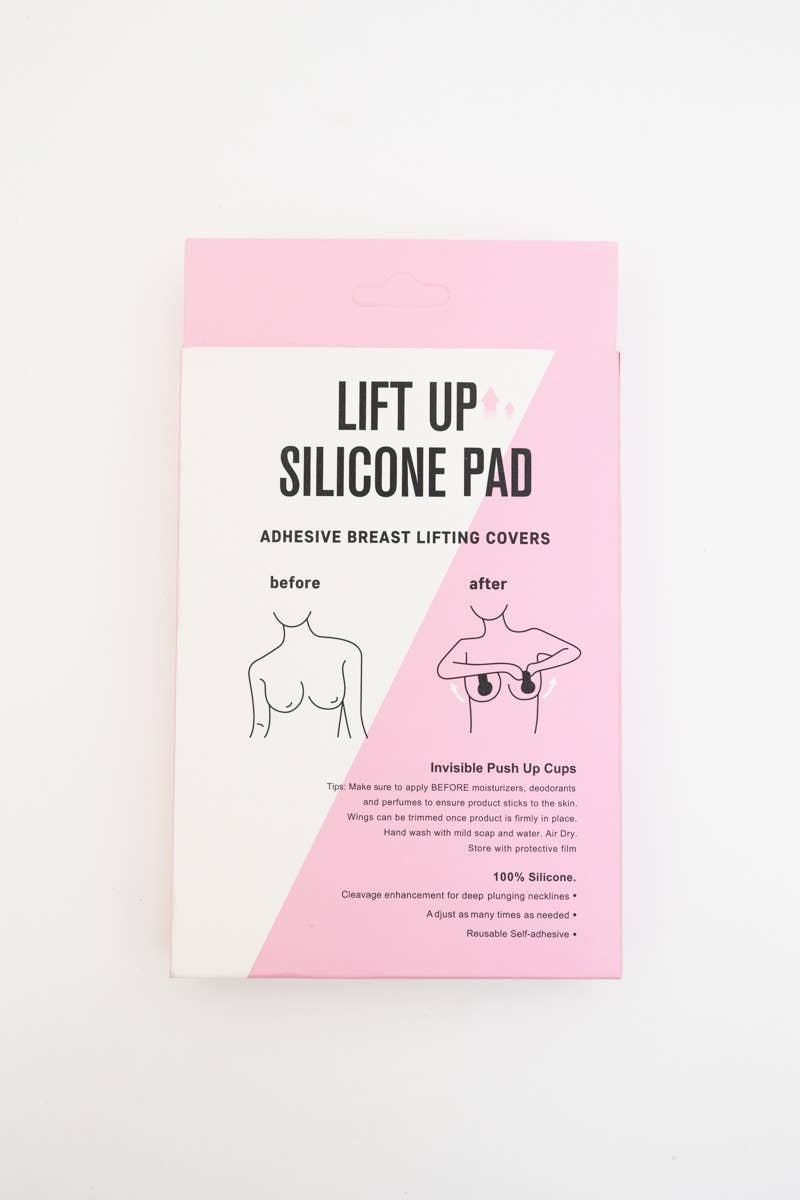 Leto Accessories - Silicone Breast Lift Pads – Stick-On Push-Up Nipple Cover