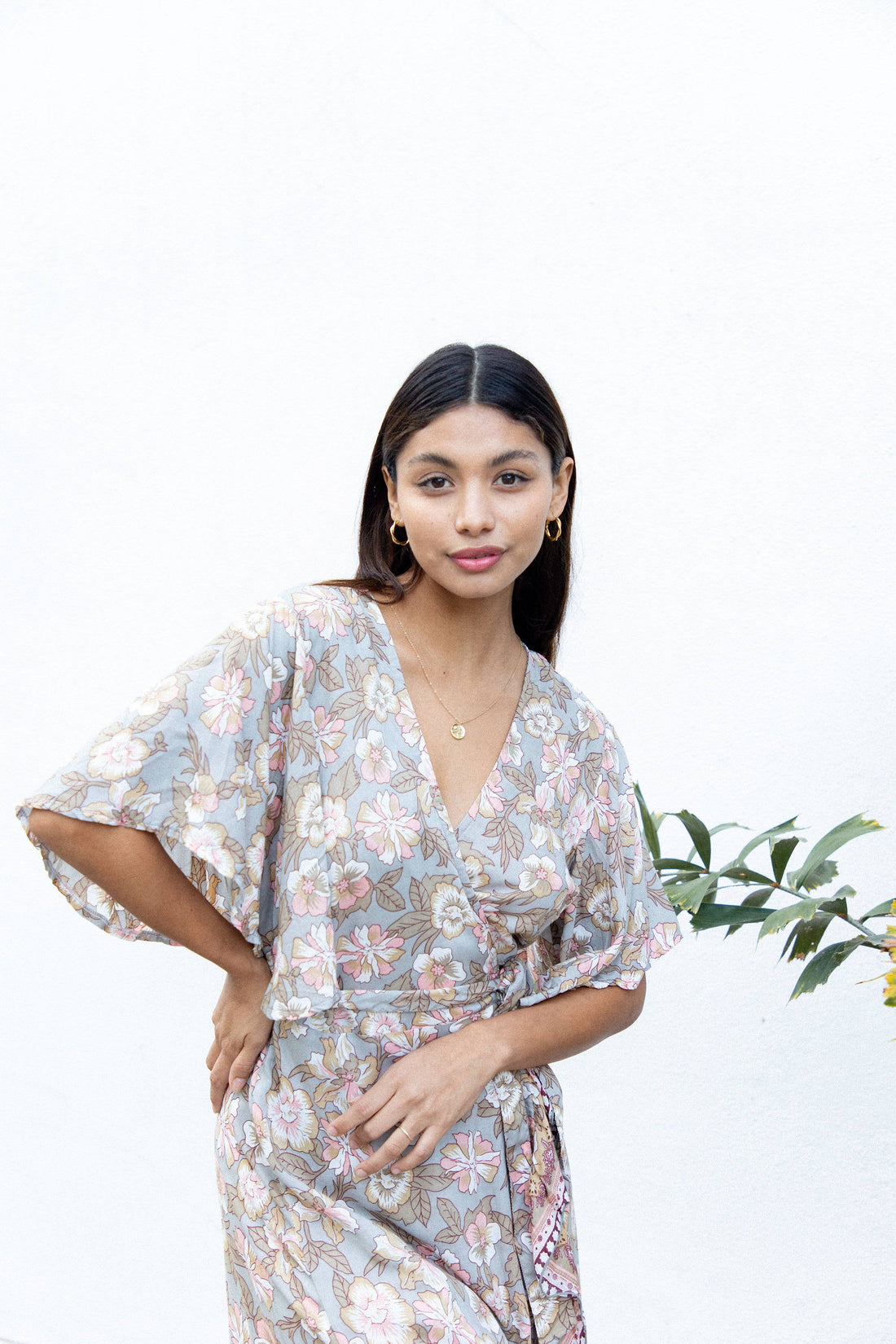 Jodoh Wrap Dress (Fawn)