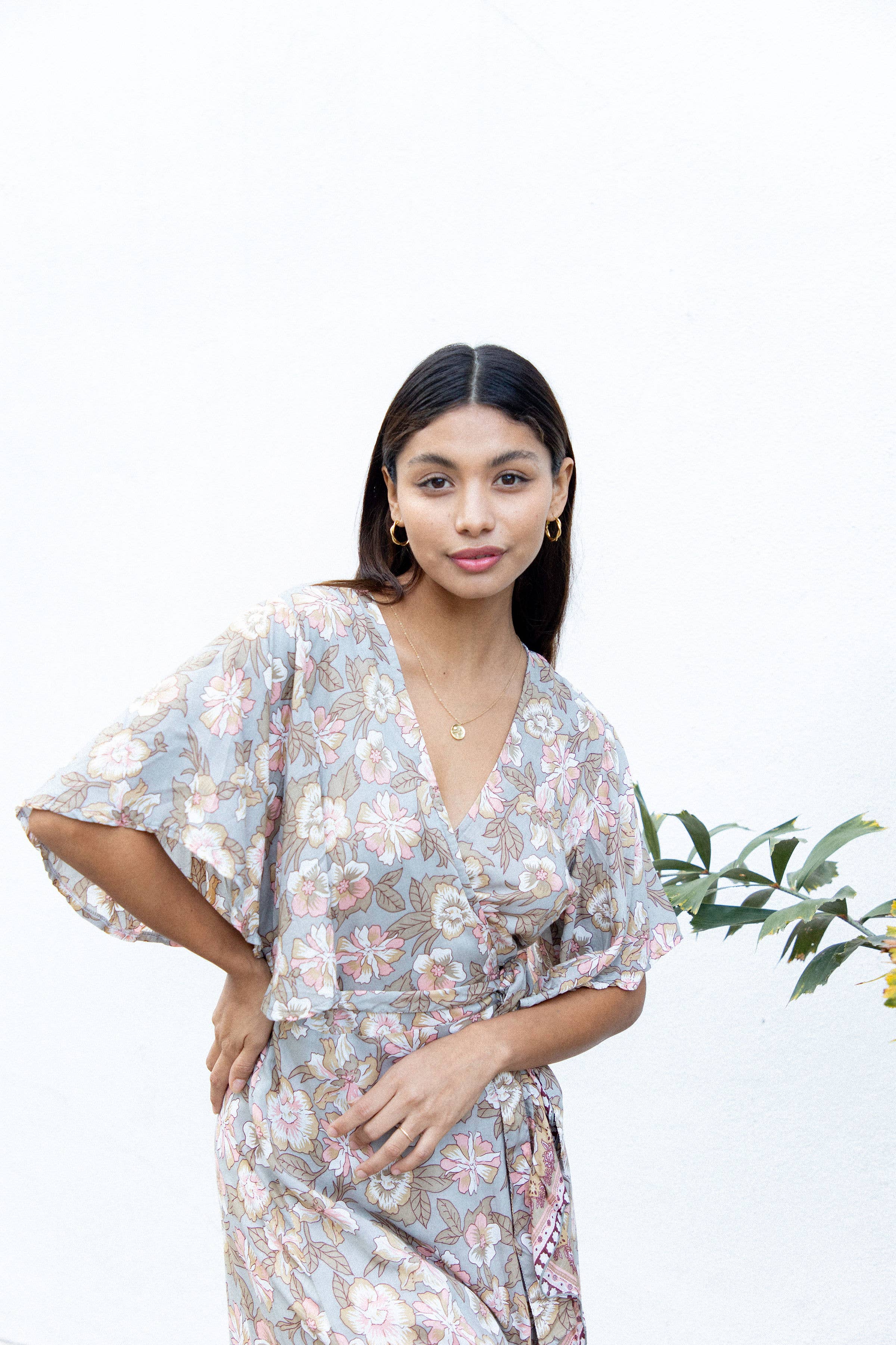 Jodoh Wrap Dress (Fawn)