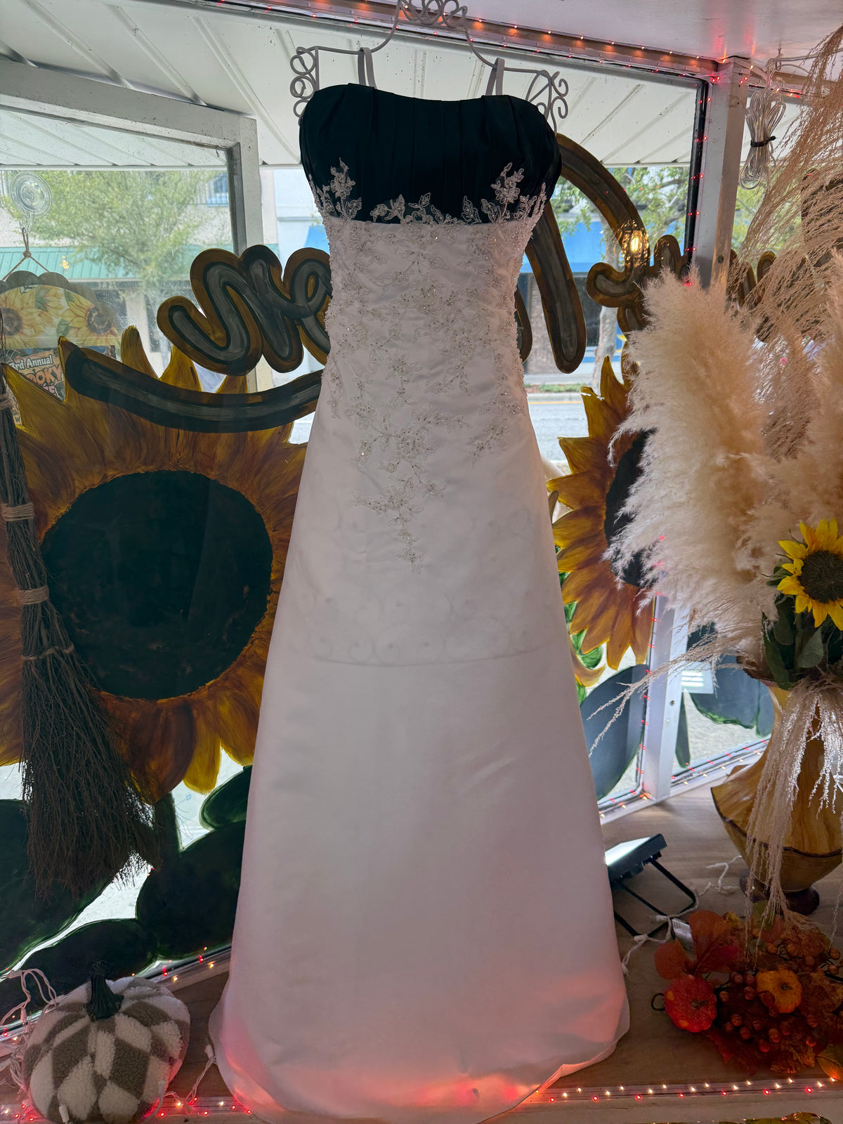 Forever Yours- Black and White Bridal Gown