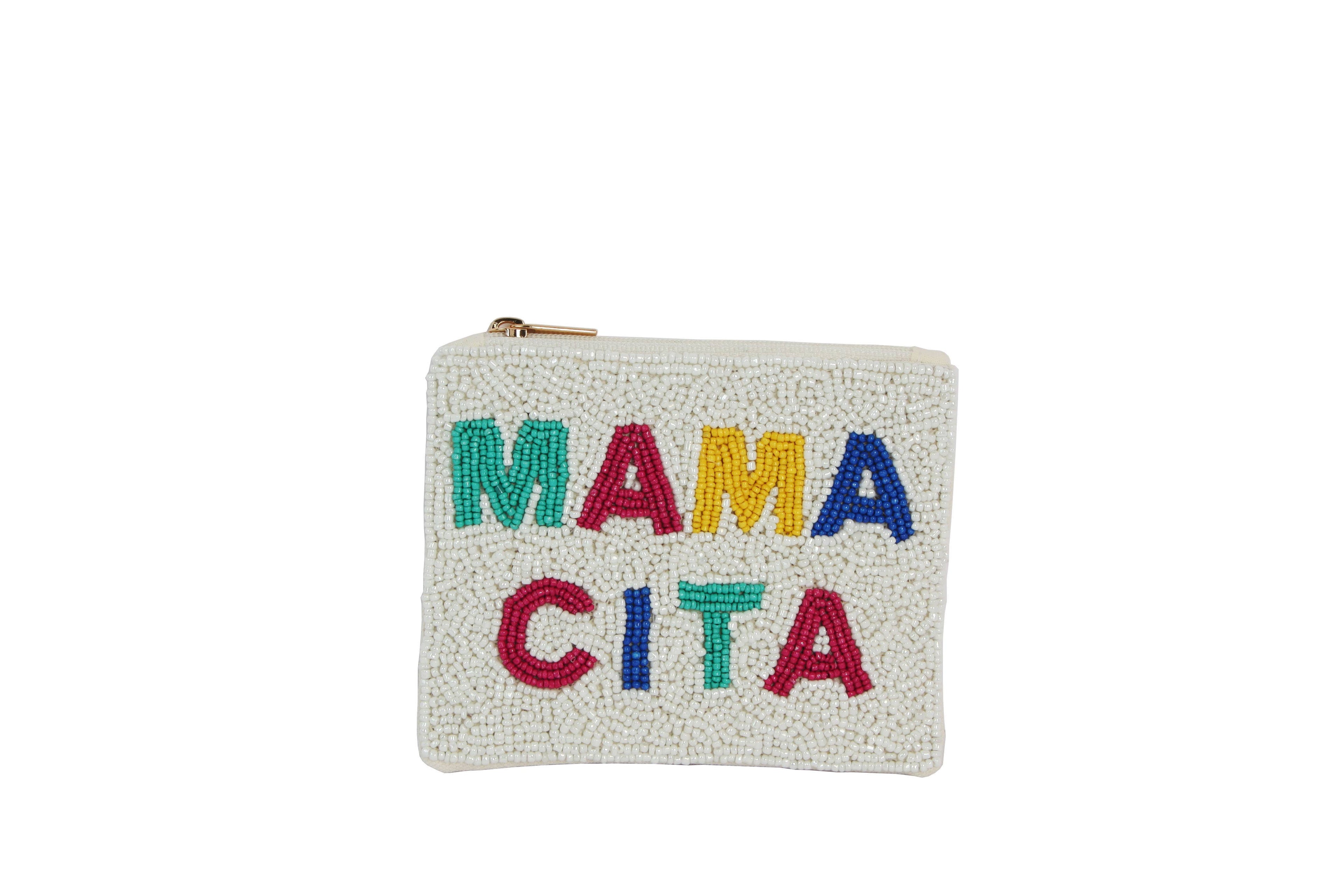 Nima Accessories Inc - Ladies Fully Beaded MAMACITA THEME Coin Purse