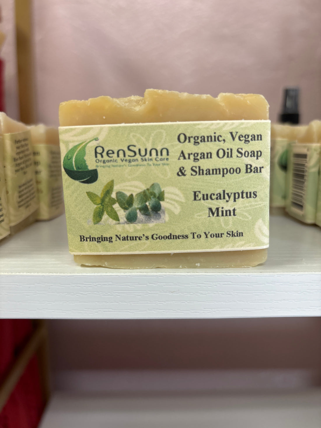 RenSunn Organic, Vegan, 100% Argan Oil Soap and Shampoo Bar