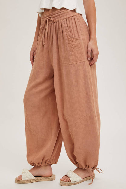 Bluivy - JOGGER HAREM DRAWSTRING PANTS
