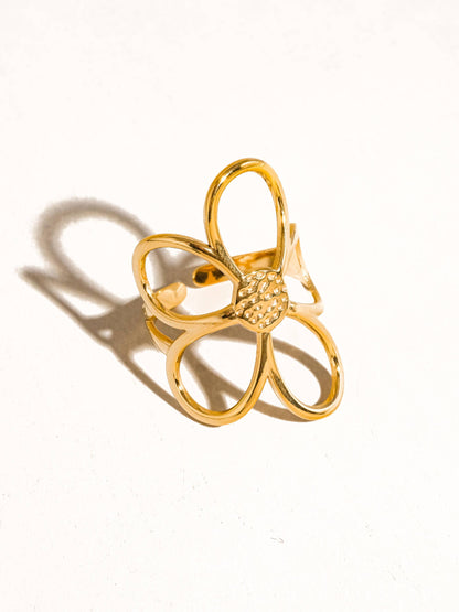 Flânerie by MAIQ - Isolde 18K Non-Tarnish Large Floral Ring