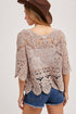 Bluivy - CROCHET LACE TOP