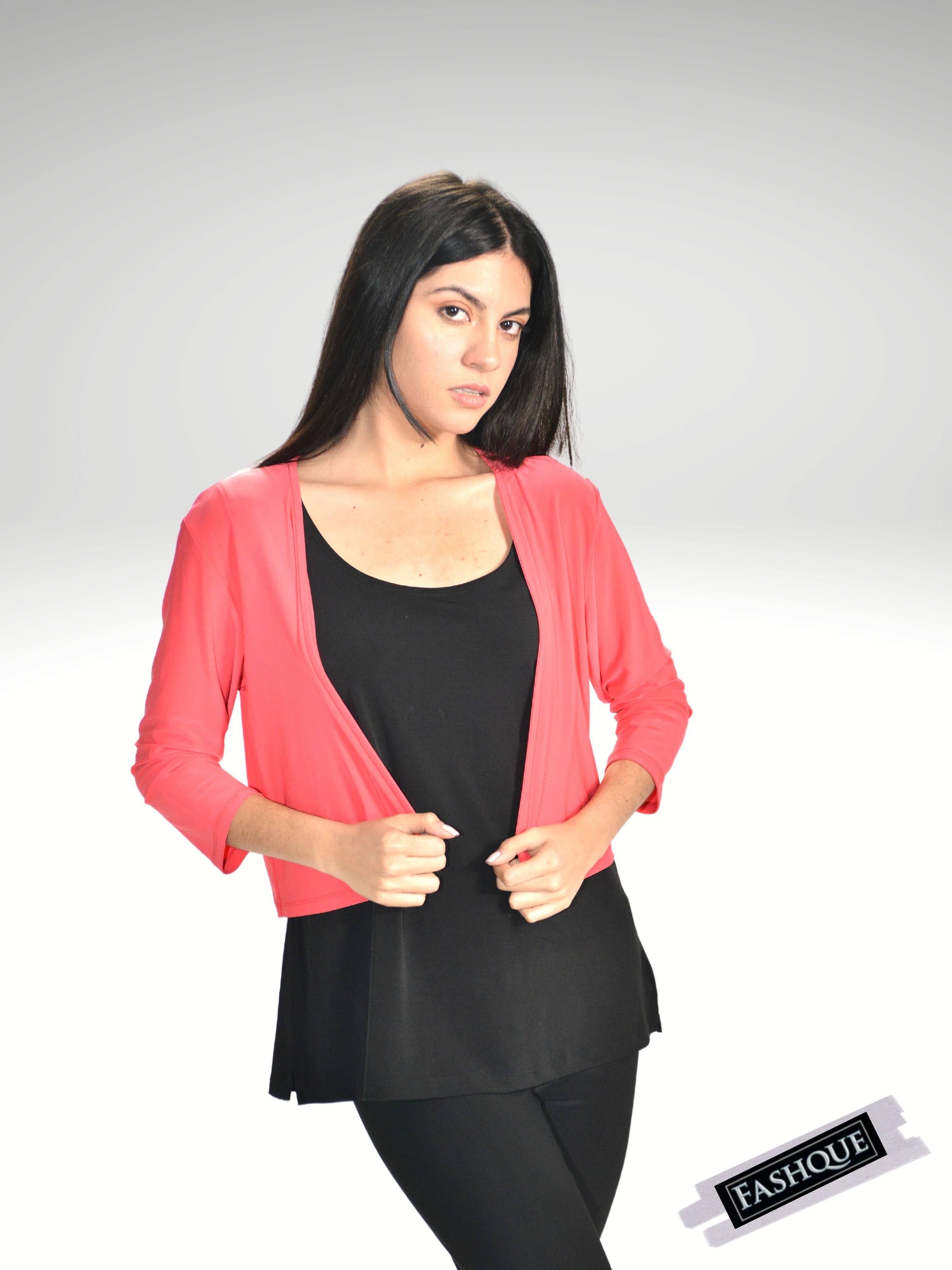 Fashque Designs - Bolero with 3/4 Sleeves - T360