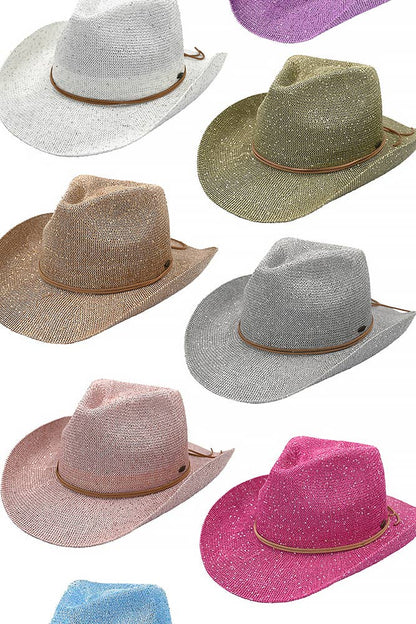 Hana - C.C Sequin Cowboy Hat