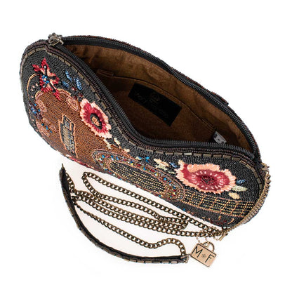 Mary Frances Accessories - Classical Vibe Beaded Guitar Crossbody Handbag