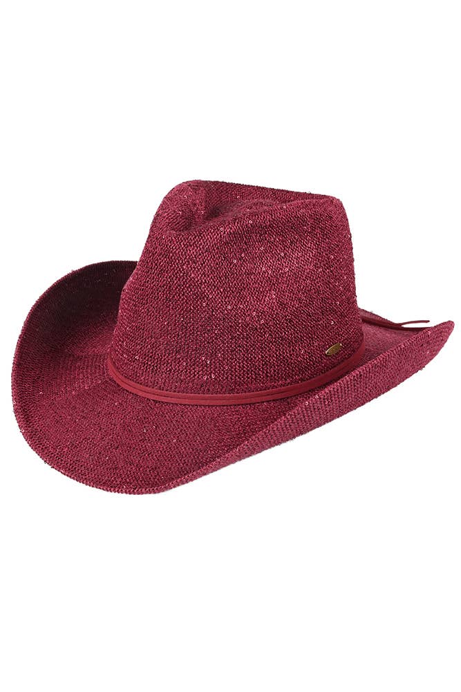 Hana - C.C Sequin Cowboy Hat