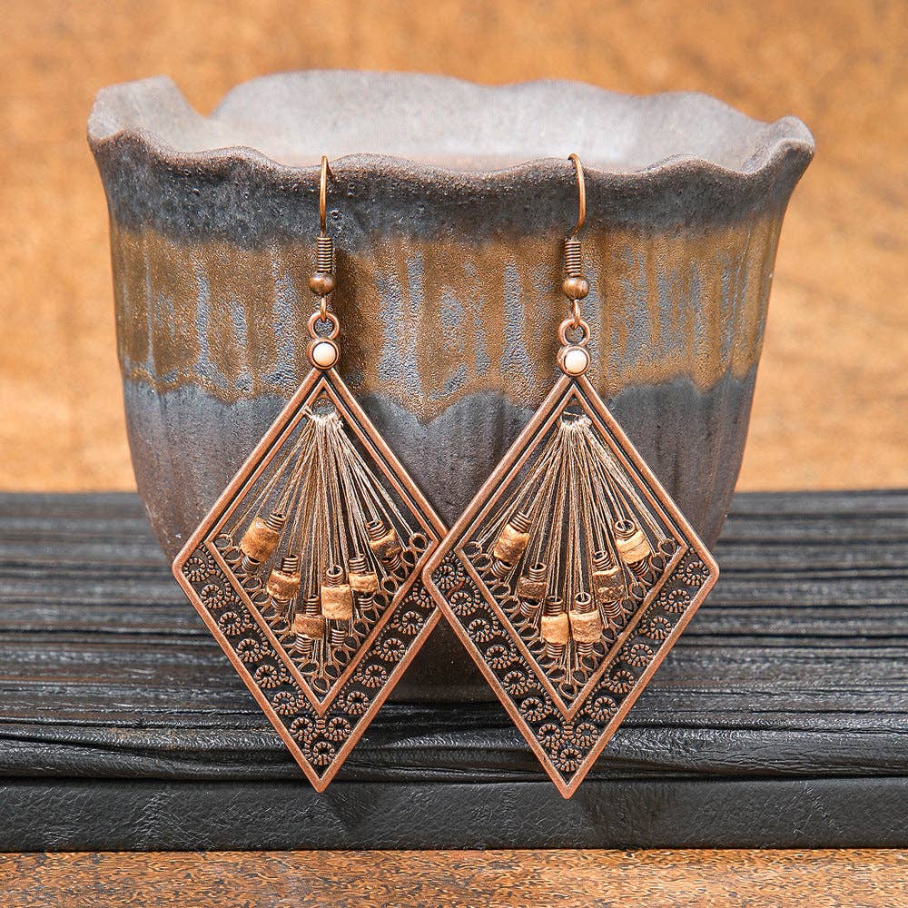 The Sweetpea Boutique - Bohemian Style Vintage Brown Earrings (20 pair to choose from)