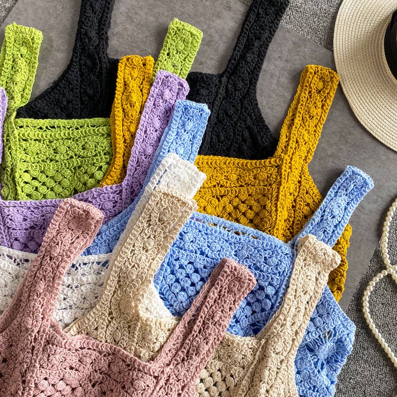 Crochet Knit Tank Top