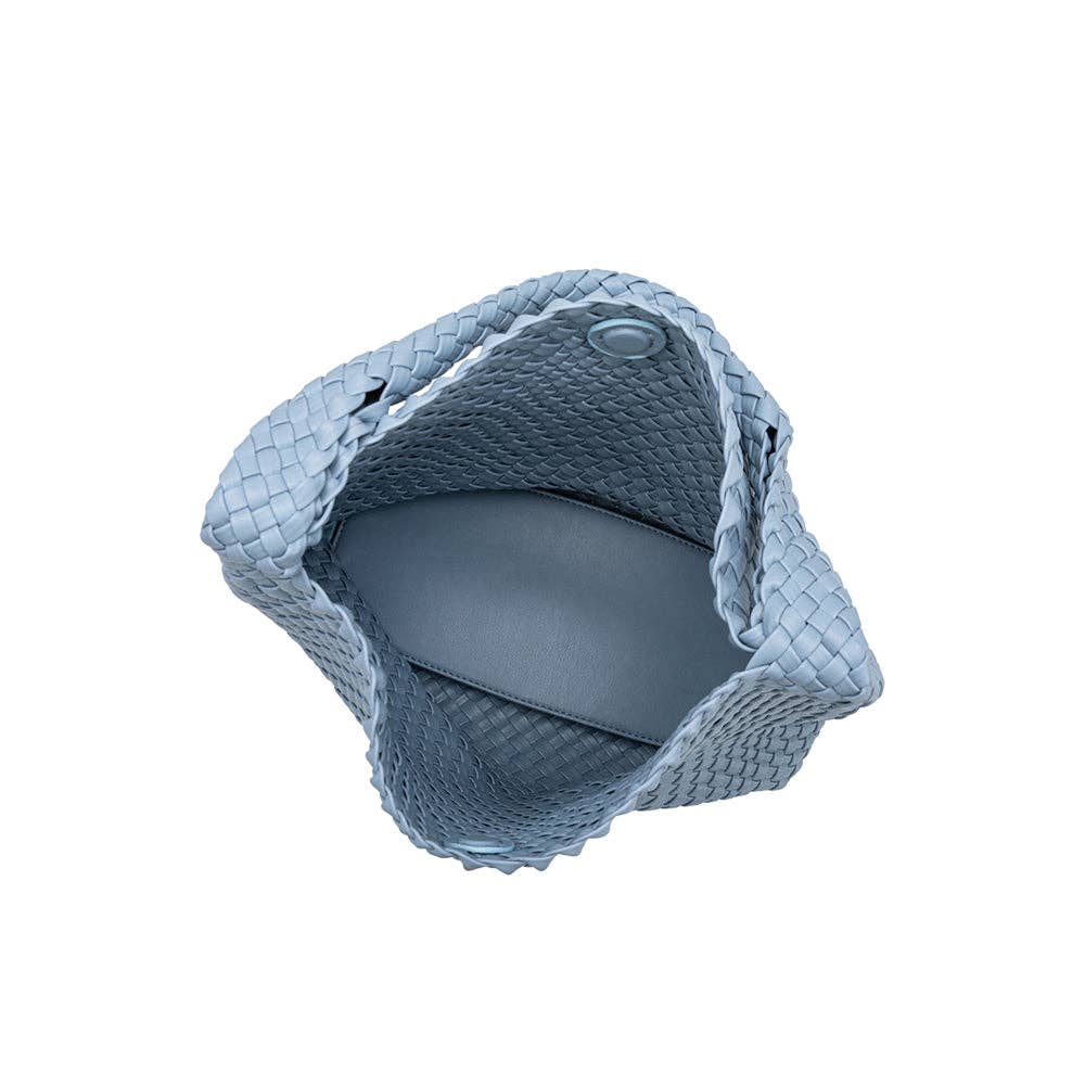 Melie Bianco - Johanna Blue Large Recycled Vegan Shoulder Bag