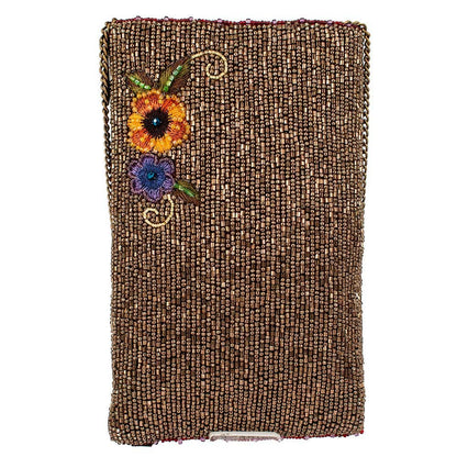 Mary Frances Accessories - Budding Romance beaded floral Crossbody Phone Bag